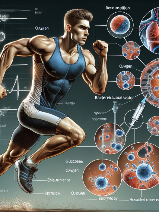 Effects of bactericidal water injections on metabolism during exercise