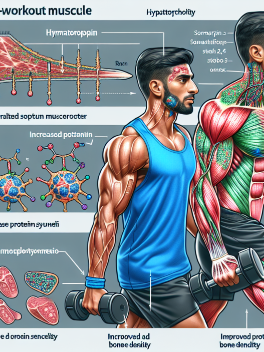 Somatropin's impact on post-workout muscle recovery