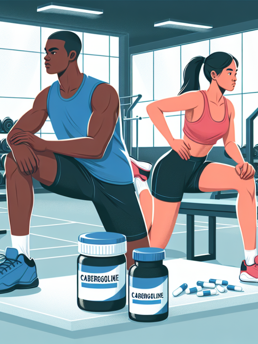 Using cabergoline to prevent muscle cramps in athletes