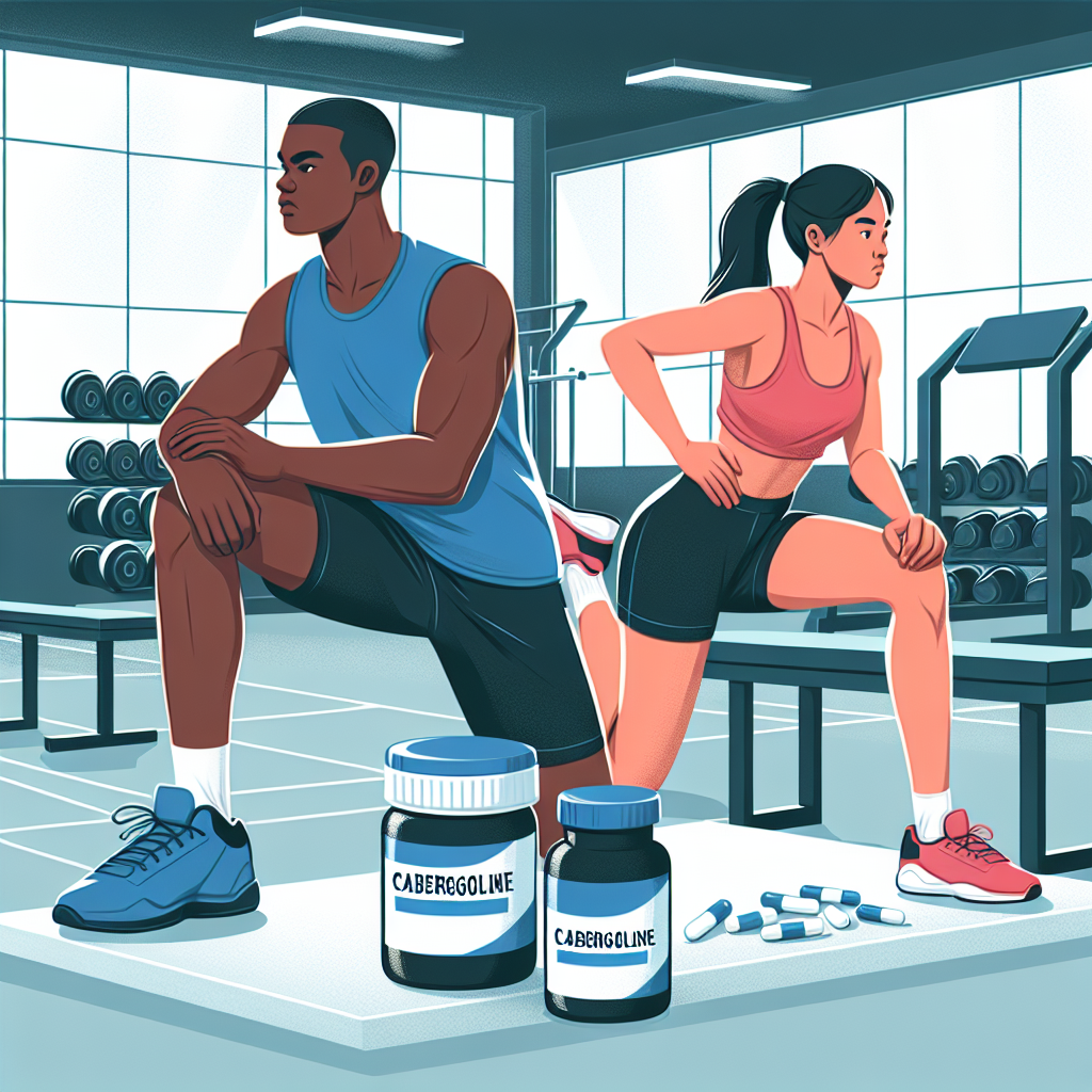 Using cabergoline to prevent muscle cramps in athletes