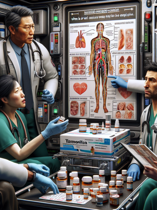 Emergency use cases for tamoxifene