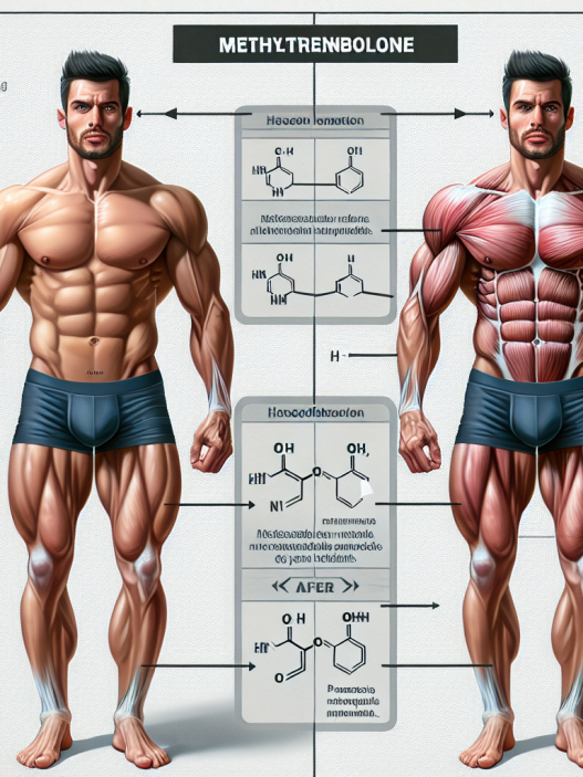 Hardening effect of methyltrenbolone on muscles