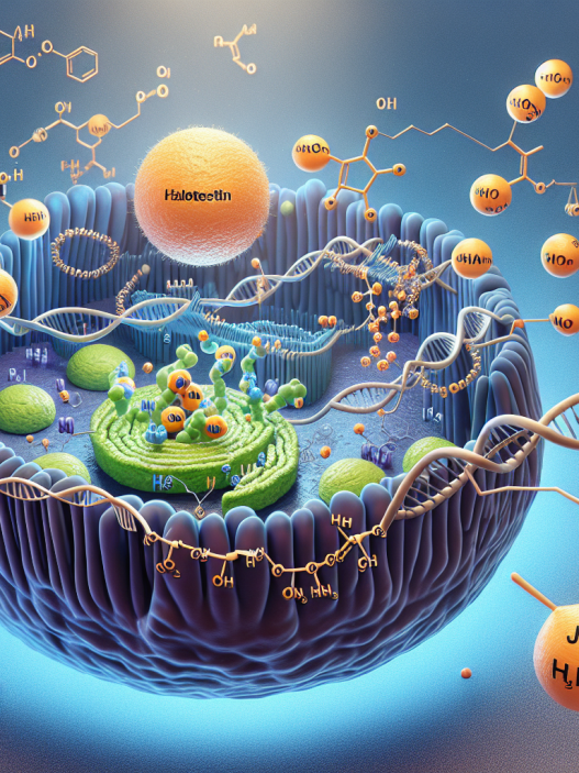 Protein synthesis and halotestin