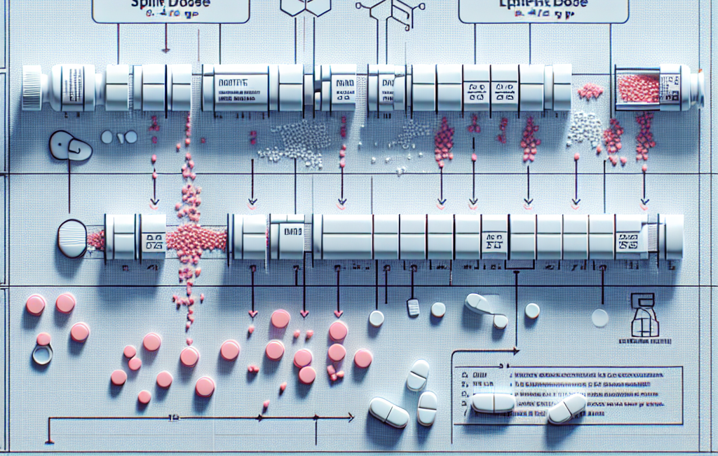 Split dosing strategy for trestolone acetato