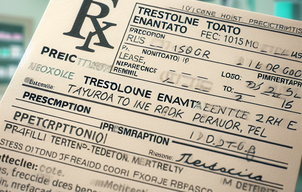 Prescription requirements for trestolone enantato