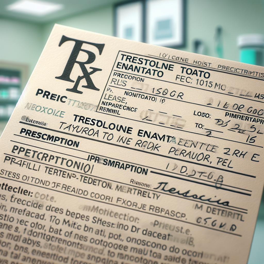 Prescription requirements for trestolone enantato